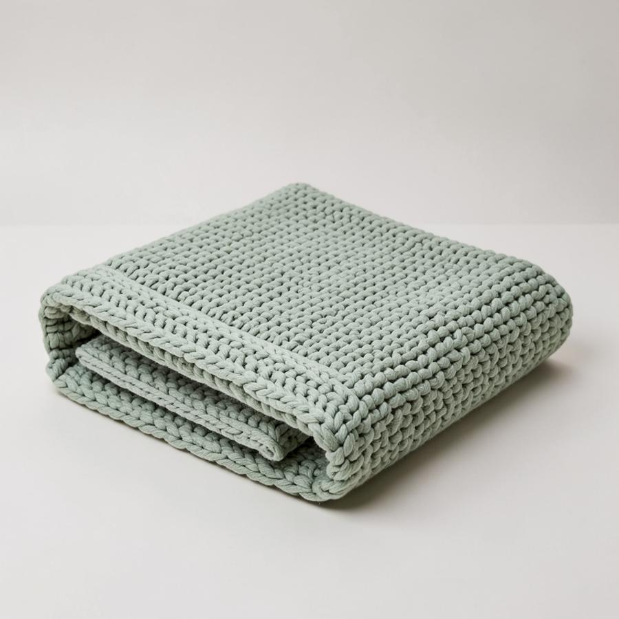 Seaglass Knit Throw Blanket